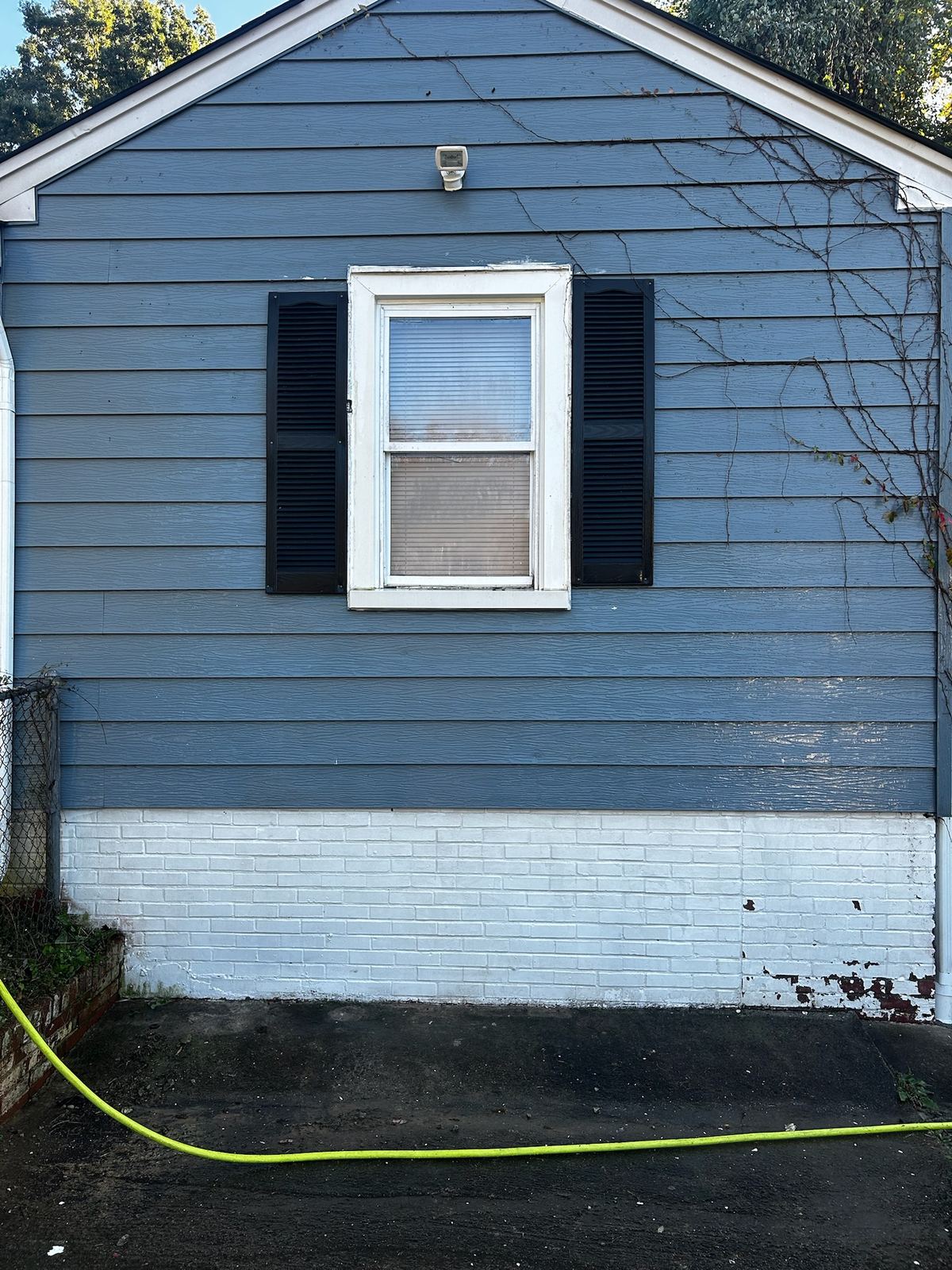House siding after washing
